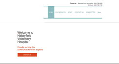 Desktop Screenshot of haberfieldvet.com